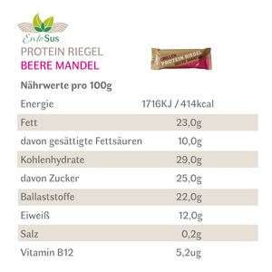 Grillen Protein Riegel Beere Mandel