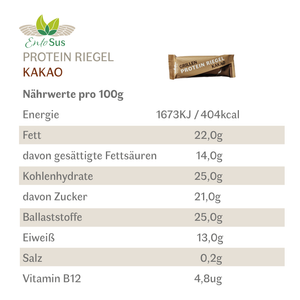 Grillen Protein Riegel Kakao