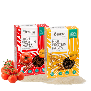 Probierpaket High Protein Pasta | 1x Natur & 1x Tomate | 2x 200g