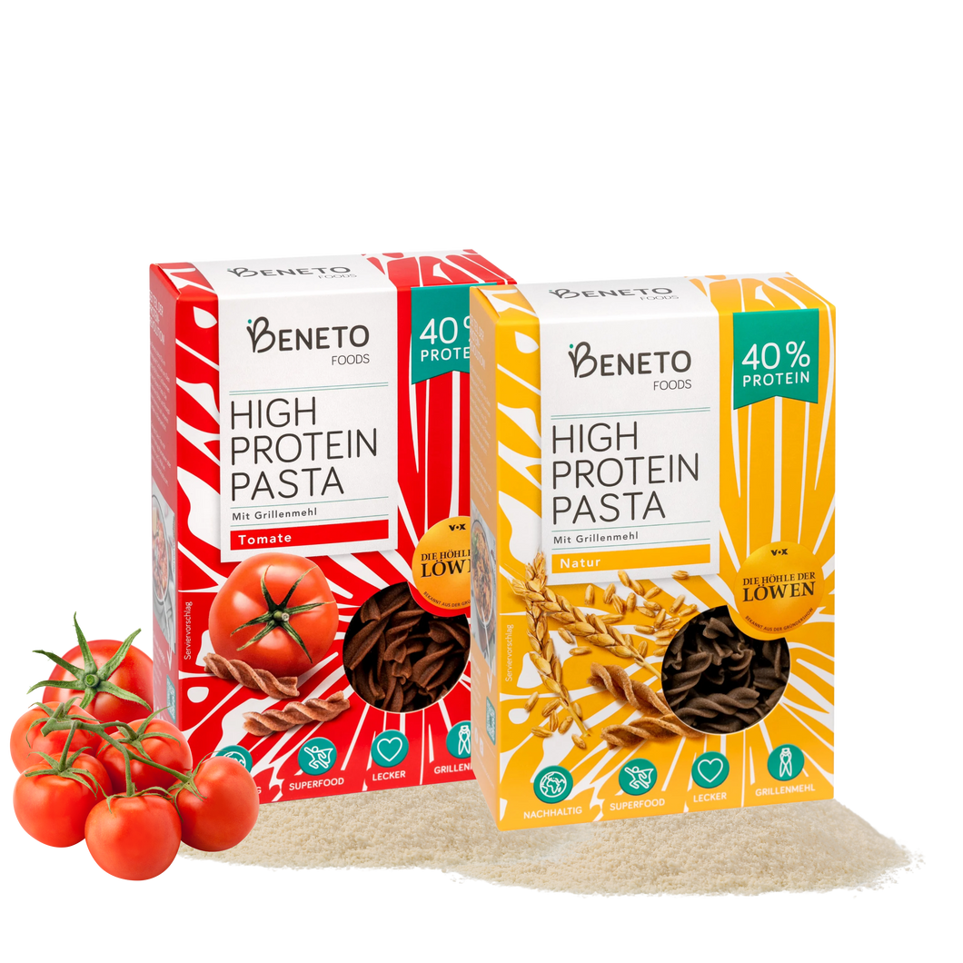 Probierpaket High Protein Pasta | 1x Natur & 1x Tomate | 2x 200g