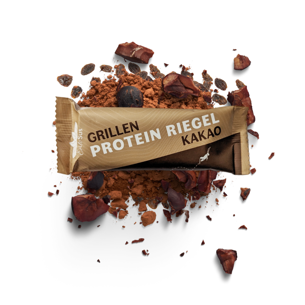 Grillen Protein Riegel Kakao